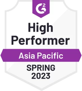 G2 High Performer Asia Pacific