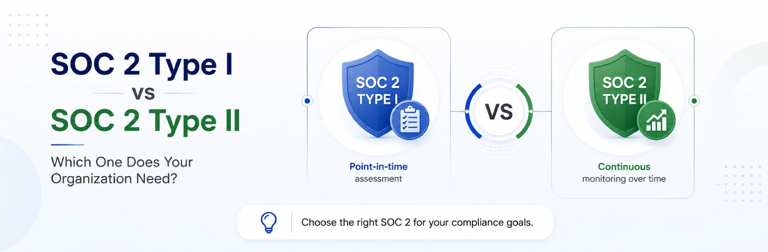 SOC 2 Type I vs SOC 2 Type II Which One Does Your Organization Need