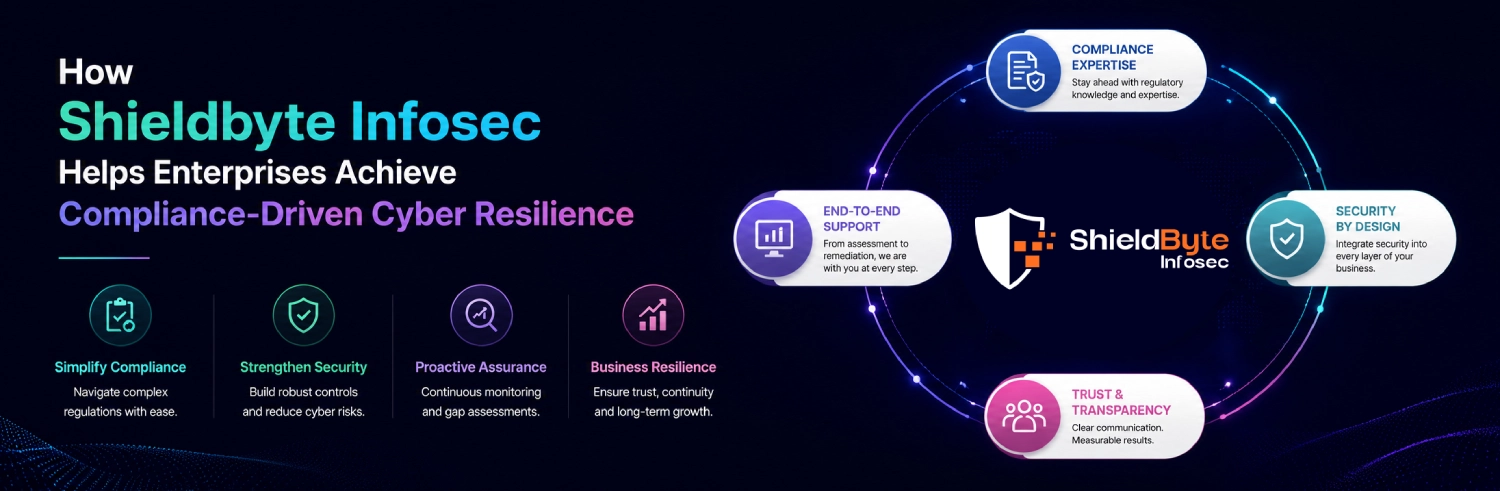 How Shieldbyte Infosec Helps Enterprises Achieve Compliance-Driven Cyber Resilience
